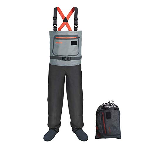 Neolife Chest Waders - High Waist Wading Pants, 3-Ply Breathable