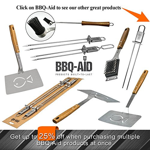 BBQ-Aid Barbecue Grill Brush and Scraper – The Good Stuff Unlimited